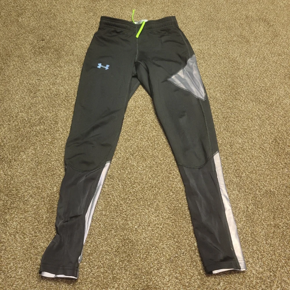 Under Armour Black/Gray Athletic Leggings